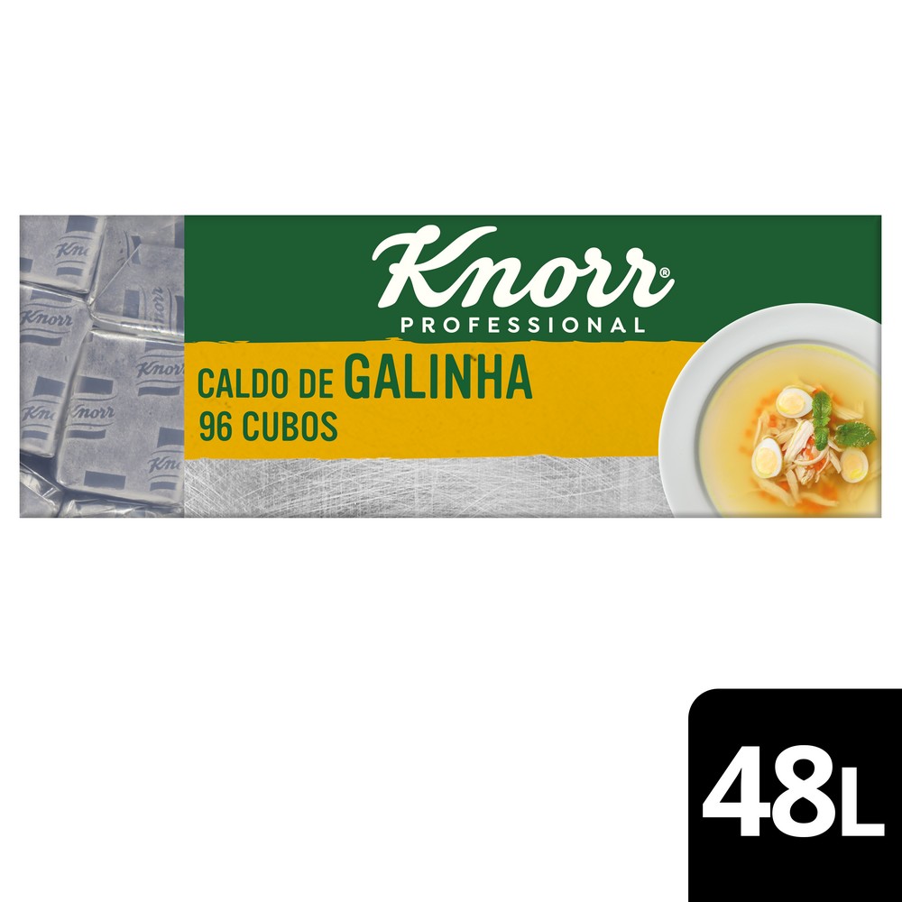 Knorr caldo cubos Galinha Cartão 96 Cubos - 